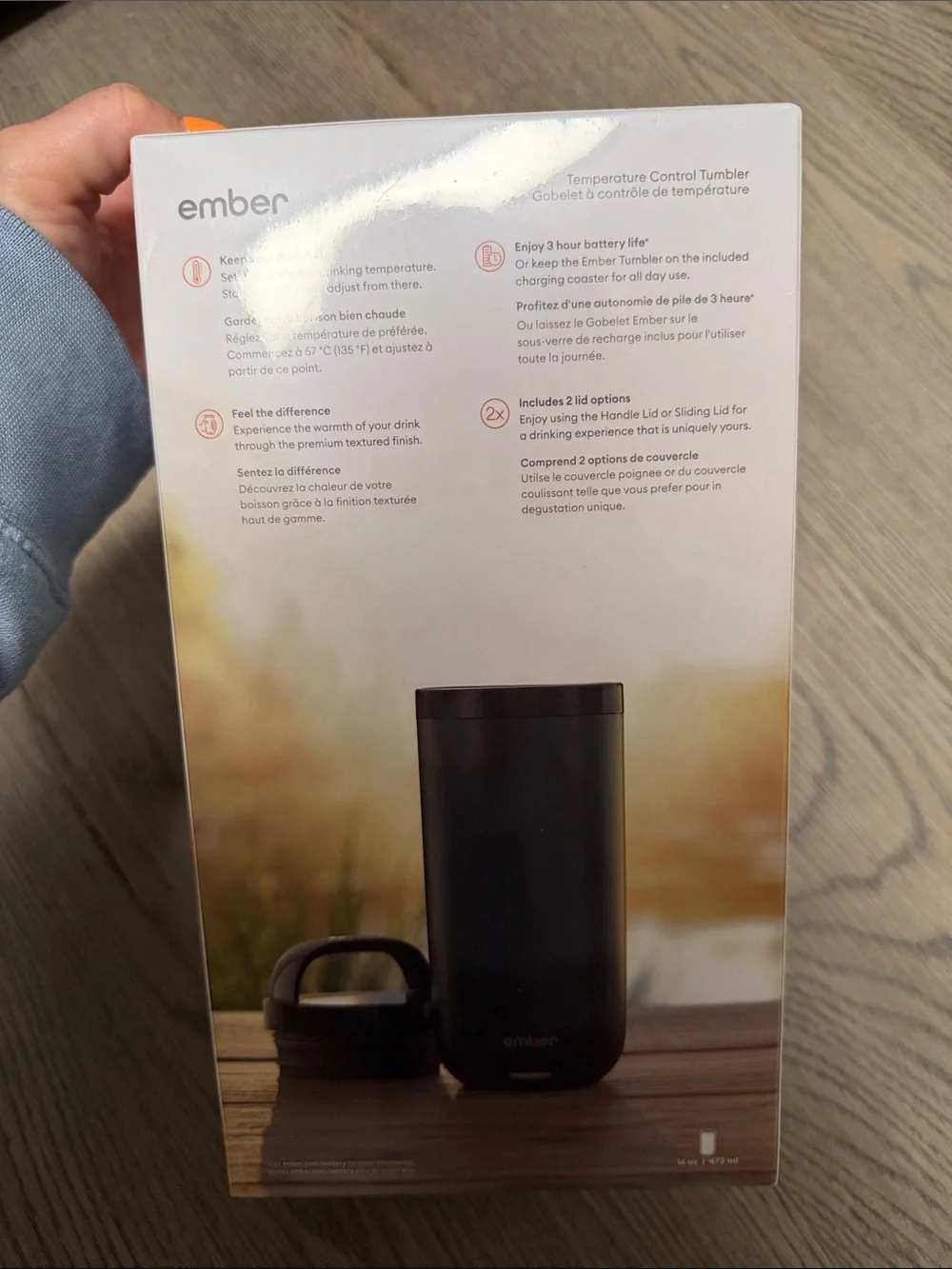 Ember Temperature Control Tumbler - Black by Ember